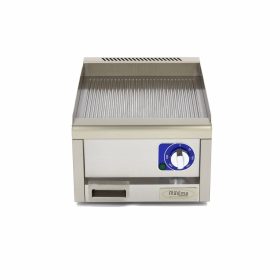   Kereskedelmi minőségű grillsütő barázdált - Elektromos - egyszemélyes - 60cm mélységben