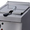 Nagy teherbírású fritőz - 1 x 12L - Elektromos - lefolyócsappal - 70cm mélyen