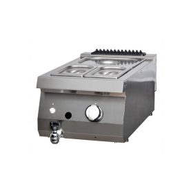   Nagy teljesítményű Bain Marie - gáz - egyszemélyes - 70cm mélységben