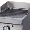 Nagy teherbírású grillsütő barázdált - gáz - egyszemélyes - 70cm mélységű