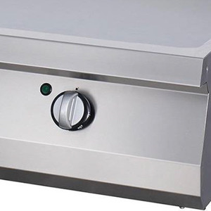 Nagy teherbírású grillsütő sima - elektromos - dupla egység - 70cm mélységű