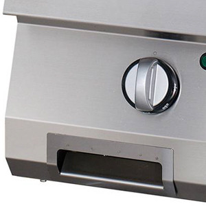 Nagy teljesítményű grillsütő sima - elektromos - egyszemélyes - 70cm mély
