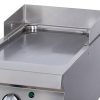 Nagy teljesítményű grillsütő sima - elektromos - egyszemélyes - 70cm mély