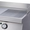 Nagy teherbírású grillező 1/2 barázdált - elektromos - dupla egység - 70cm mélységű