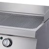 Nagy teherbírású grillsütő horony - elektromos - dupla egység - 70cm mély