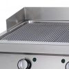 Nagy teherbírású grillsütő barázdált - gáz - dupla egység - 70cm mélységű