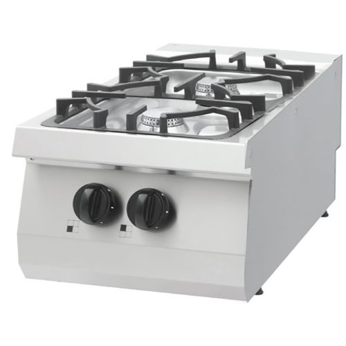 Heavy Duty főzőlap - 4 égő - egy egység - 70 cm mély - 13,5 kW - gáz