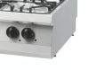 Heavy Duty főzőlap - 4 égő - kettős egység - 70 cm mély - 27 kW - gáz