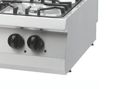 Heavy Duty főzőlap - 4 égő - kettős egység - 70 cm mély - 30 kW - gáz