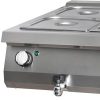 Nagy teherbírású Bain Marie - Elektromos - Dupla egység - 70cm mélységű