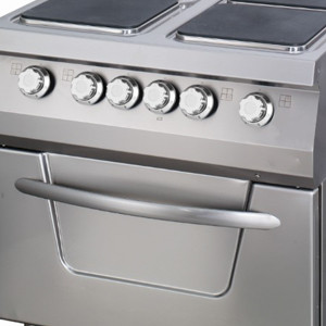 Prémium főzőlap - 4 égővel - Dupla - 90 cm mély - sütővel - Elektromos