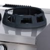 Premium Wok főző - Gáz - 2 x 28,5 főzőlap - Dupla egység - 90cm mélységű