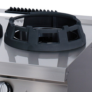 Premium Wok főző - Gáz - 2 x 28,5 főzőlap - Dupla egység - 90cm mélységű