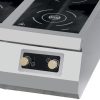 Prémium indukciós tűzhely - 4 égő - Elektromos - Dupla egység - 90cm mélységű