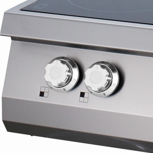 Prémium infravörös tűzhely - 4 égő - Elektromos - Dupla egység - 90cm mélységű