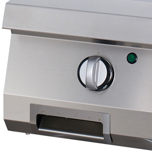 Prémium grillsütő sima króm - gáz - egyszemélyes - 90cm mélységű