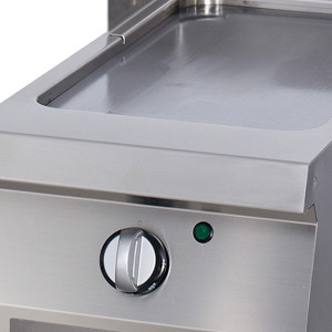 Prémium grillsütő sima króm - gáz - egyszemélyes - 90cm mélységű