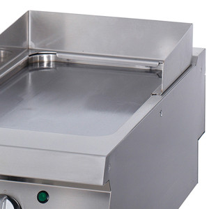 Prémium grillsütő sima króm - gáz - egyszemélyes - 90cm mélységű