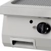 Prémium grillsütő barázdált - gáz - egyszemélyes - 90cm mélységű
