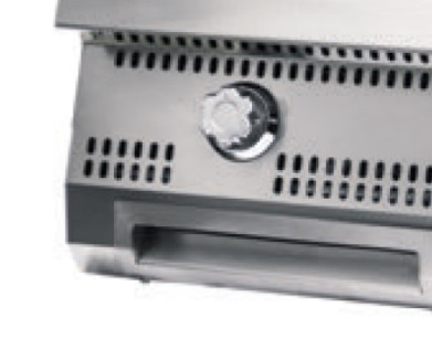 Premium Chargrill - 1 zónás - gáz - egyszemélyes - 90cm mélységű