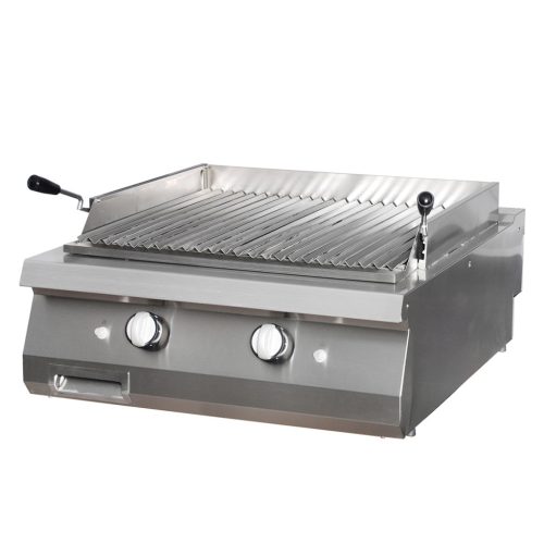Prémium lávakő grill - gáz - dupla egység - 90cm mélységű