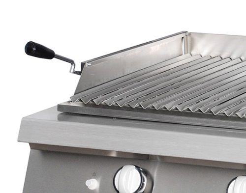 Prémium lávakő grill - gáz - dupla egység - 90cm mélységű