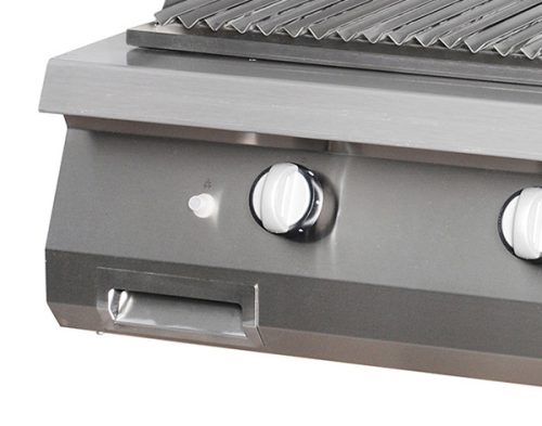 Prémium lávakő grill - gáz - dupla egység - 90cm mélységű