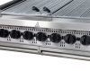 Premium Chargrill - 8 zónás - gáz - hármas egység - 90cm mélységű