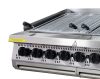 Premium Chargrill - 8 zónás - gáz - hármas egység - 90cm mélységű