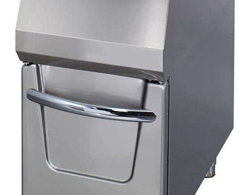 Premium Fritőz - 1 x 22L - Gázüzemű - egyszemélyes - lefolyócsappal - 90cm mélységben