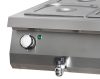 Prémium Bain Marie - Elektromos - Dupla egység - 90cm mély