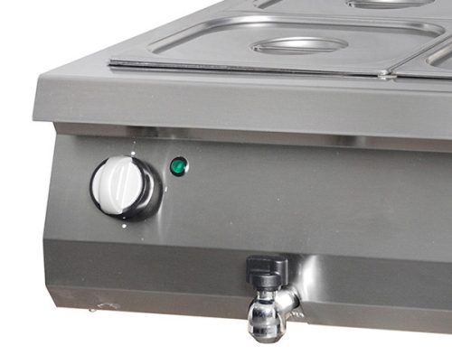 Prémium Bain Marie - Elektromos - Dupla egység - 90cm mély