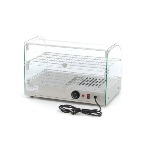 Fűtött élelmiszer kijelző 55cm - 2 polc - 45L