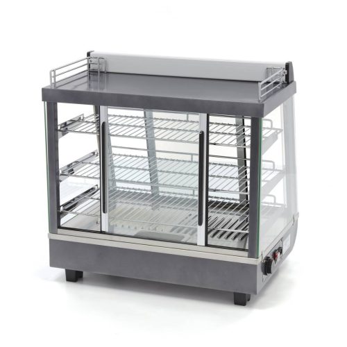 Fűtött ételvitrin 67,5cm - 3 polc - 96L