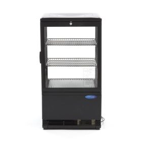 Hűtőszekrény 43cm – 58L – fekete