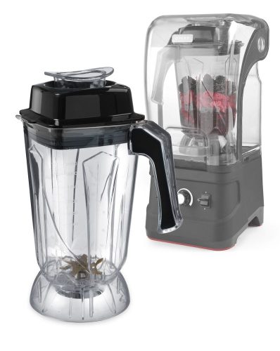 Blender keverőtál titánium bevonatú pengével, HENDI, 2,5L, 200x170x(H)360mm