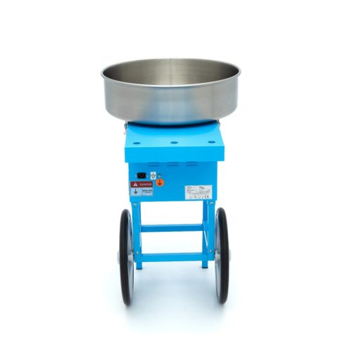 Vattacukor készítő gép - ø 52cm - Kék - Kosárral