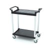 Tálalókocsi - 2 műanyag polc - 86,5 x 42,5 cm