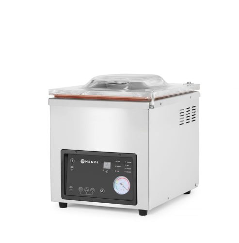 Kamrás vákuumcsomagoló gép , HENDI, , tömítő szalag 300 mm, 230V/370W, 380x503x(H)444mm