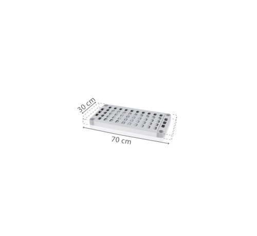 Polclap Aluplast állványhoz, 30 cm-es mélységgel