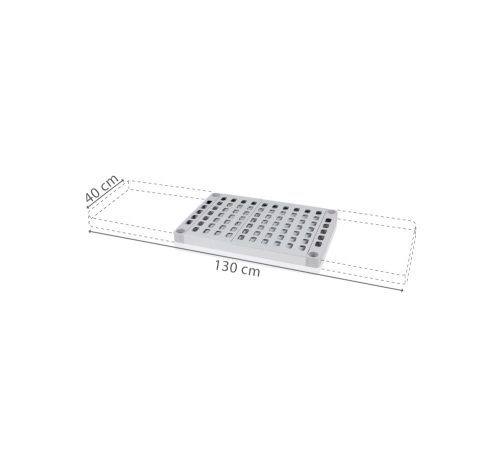 Polclap Aluplast állványhoz, 40 cm-es mélységgel