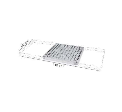 Polclap Aluplast állványhoz, 60 cm-es mélységgel