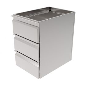 Fiók egység 3xGN 1/1