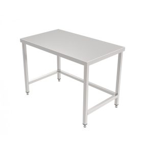 Munkaasztalok hátsó felhajtás és alsó polc nélkül